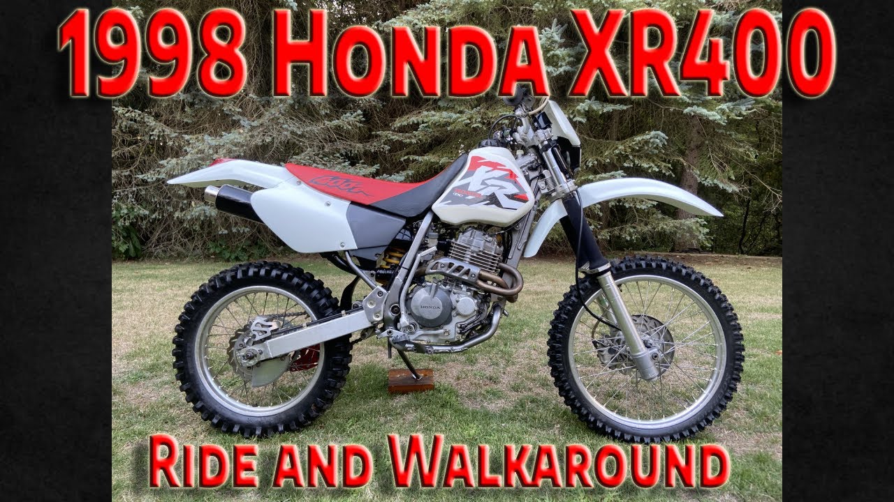 Honda XR400: Gordon’s mods, frame repair, starting procedure and ride along