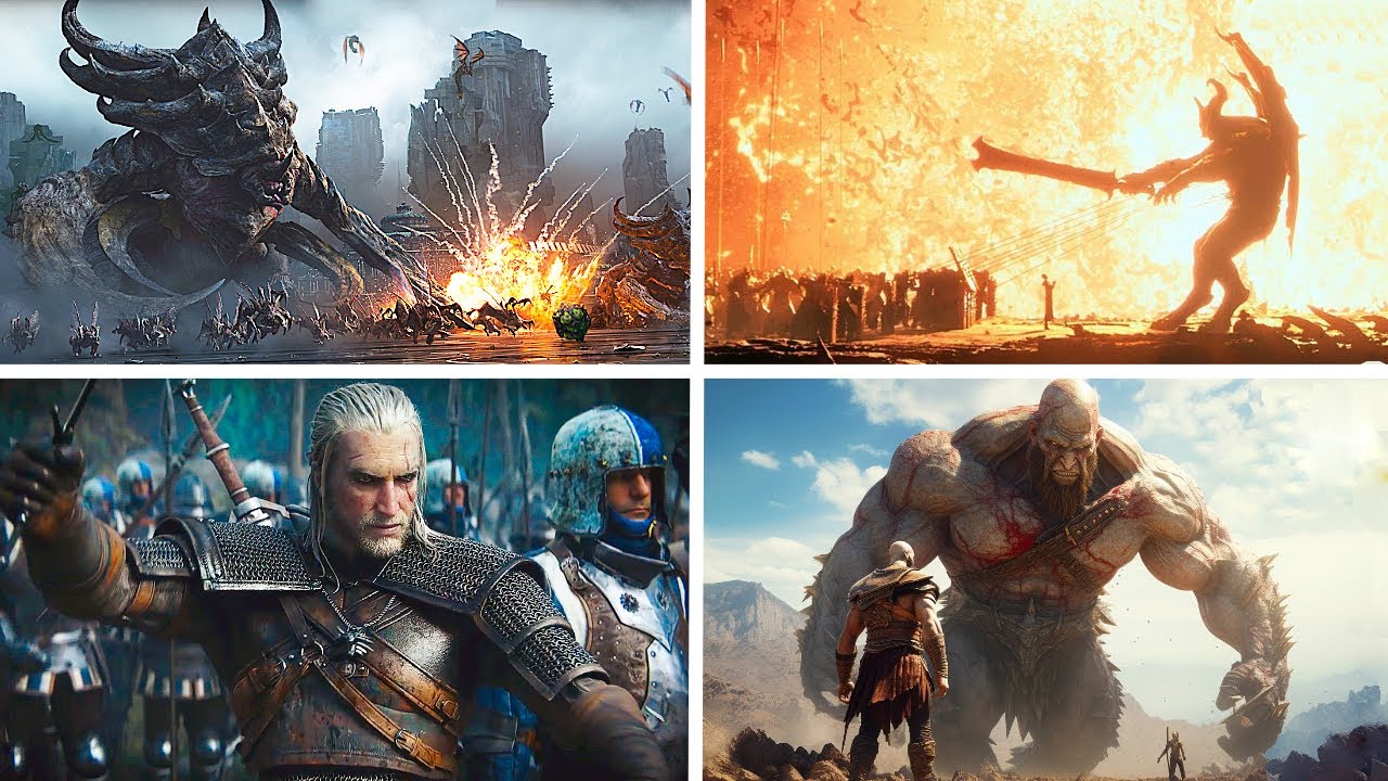 Cinematic Battle Scenes In Video Games (2025)