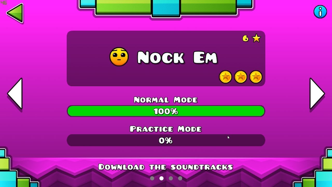 Geometry Dash SubZero &ndash; &ldquo;Nock Em&rdquo; 100% Complete [All Coins] | GuitarHeroStyles