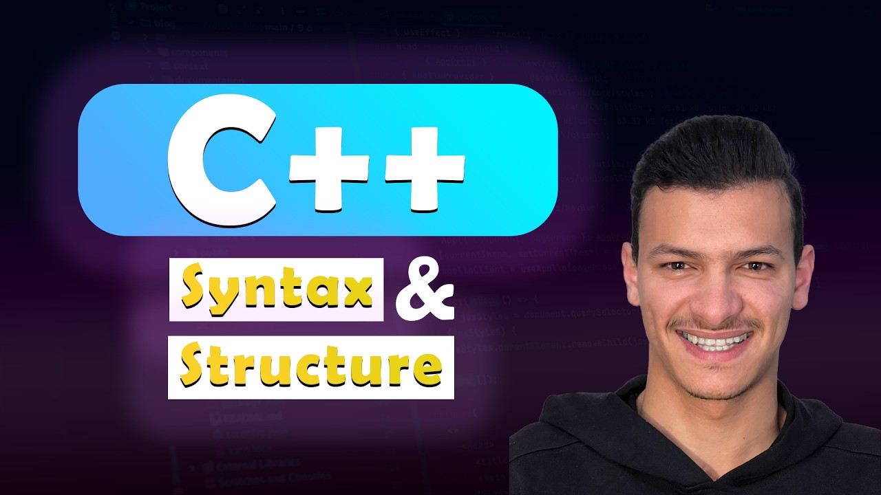 C++ for Beginners [3] | Structure & Syntax Explained + Build Strong Foundation