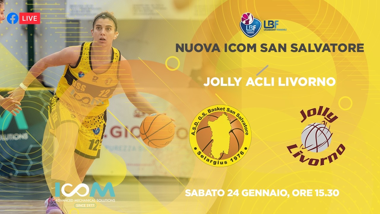 BASKET A2F | NUOVA ICOM SAN SALVATORE 🆚 JOLLY ACLI LIVORNO