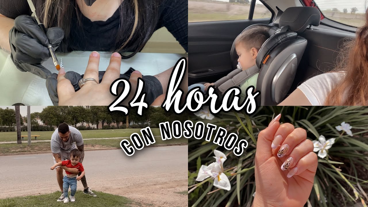 24 HORAS CON NOSOTROS| me hago las uñas 👀
