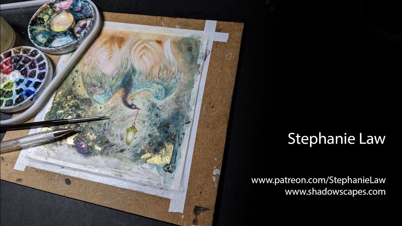 Stealing Embers - Watercolor Walkthrough - Part 1 of 4