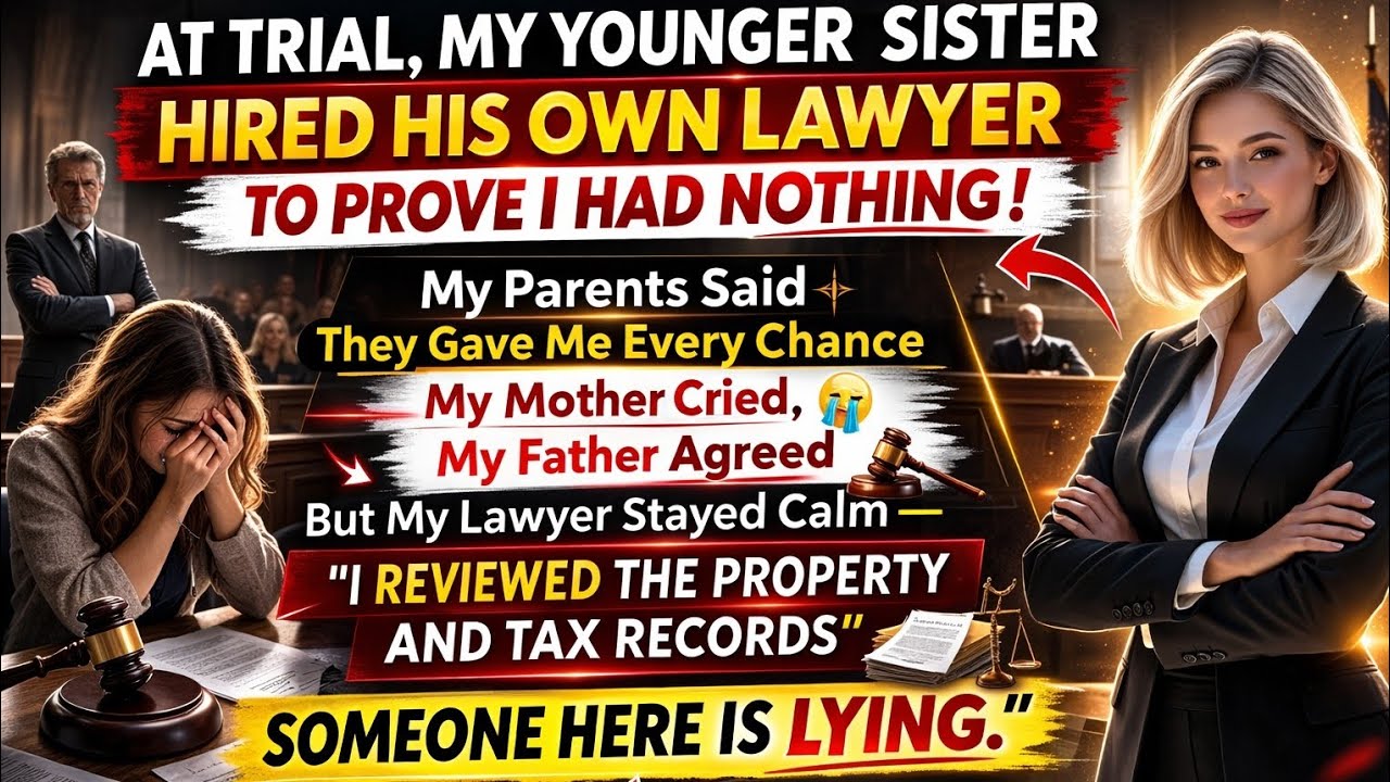 At trial they called me broke parents cried—until the judge paused, checked records: someone lied...