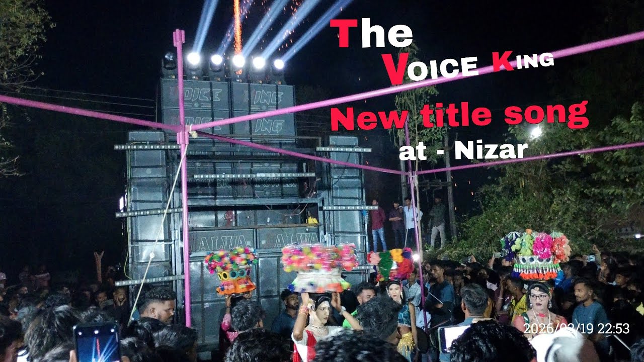 The voice king jalwa 🐎🥰 ll new title song 🎵🥁🎙️ll at - Nizar me......