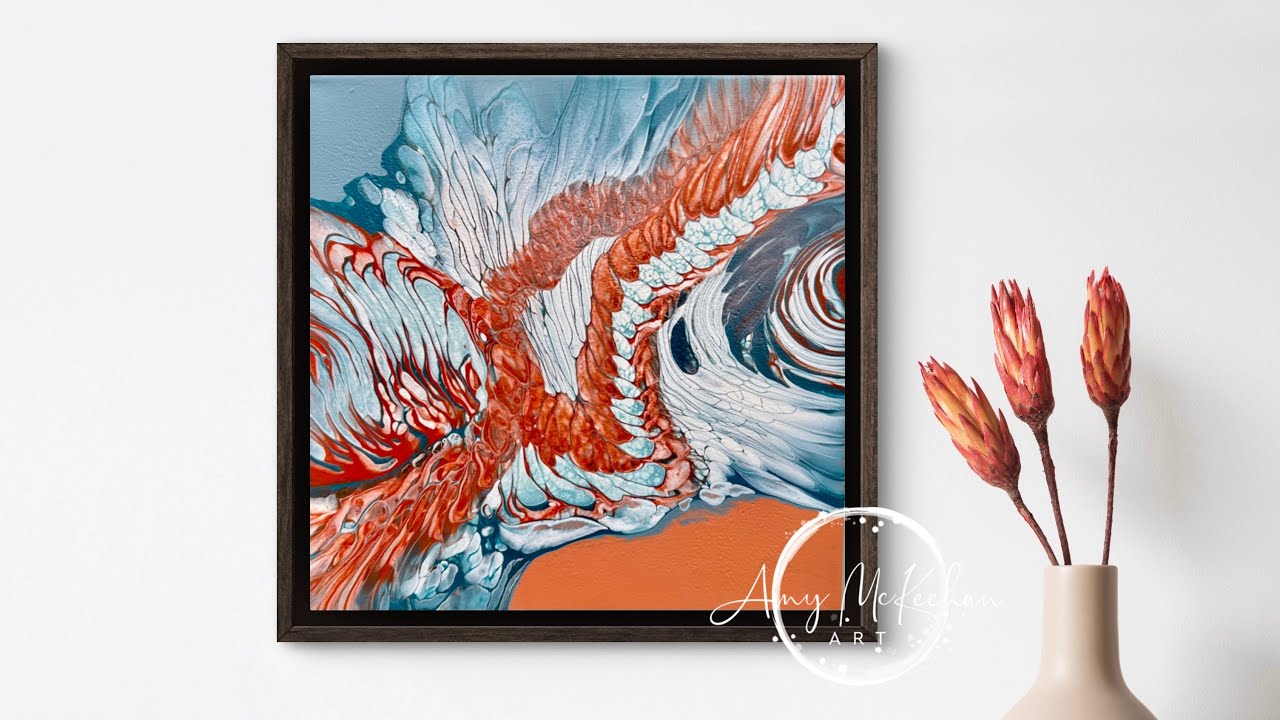 #62 Fun with leftovers! #fluidart #painting #paintpouring