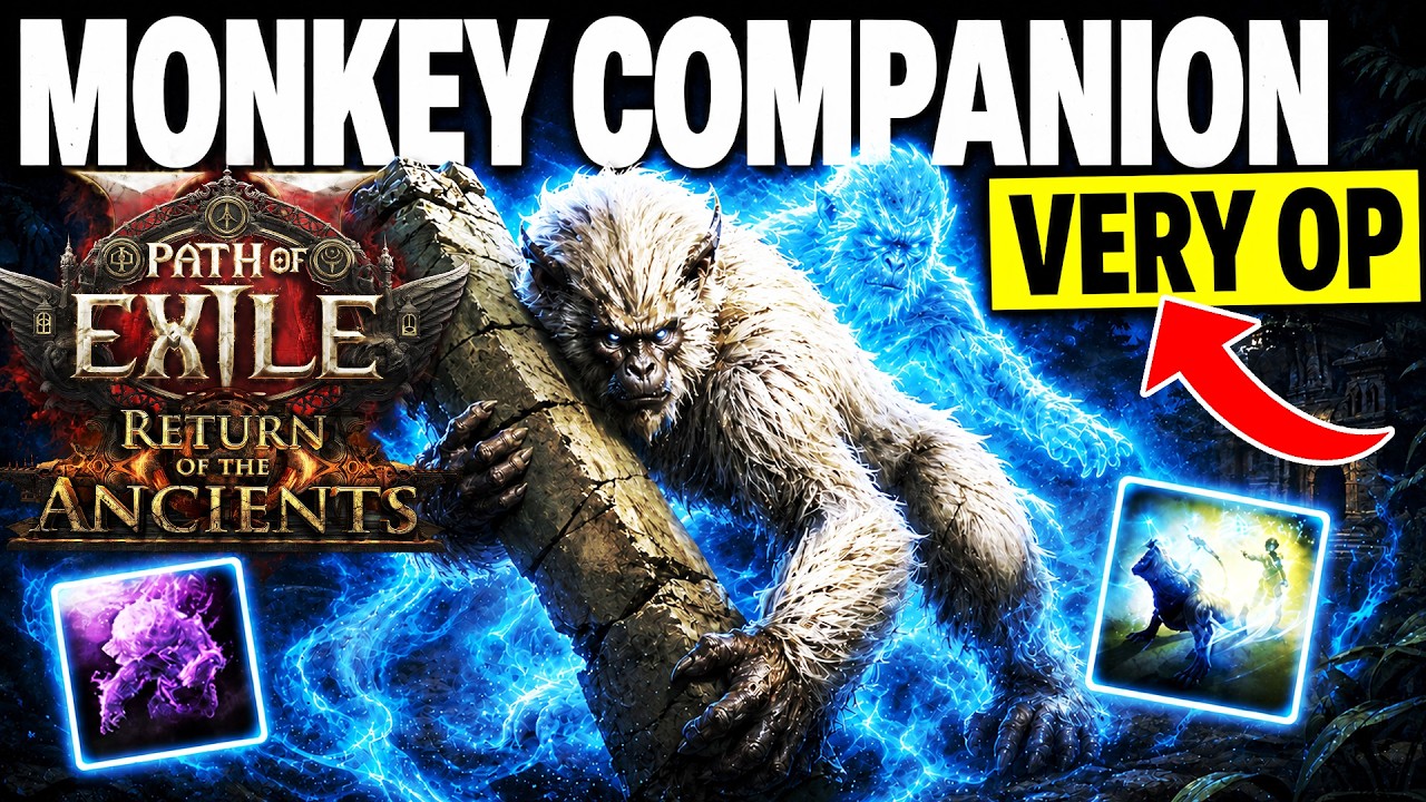 MOST OP MONKEY BOSS BUILD! Tame Beast Companion Build! POE 2 Spirit Walker Build (NEW META)