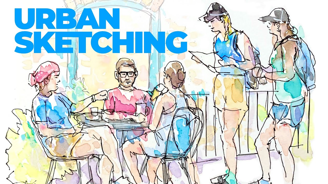DYNAMIC URBAN SKETCHING techniques & tips