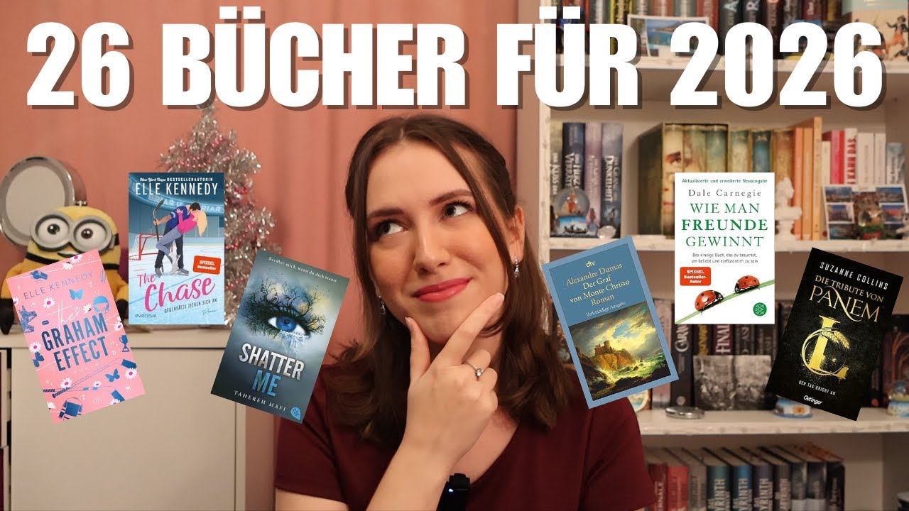 Diese 26 Bücher will ich 2026 unbedingt lesen!📝💖