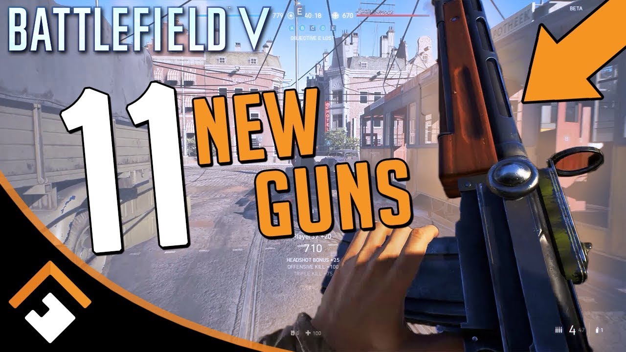 Battlefield V Beta: 11 New Weapons + Rotterdam Gameplay (No Commentary)