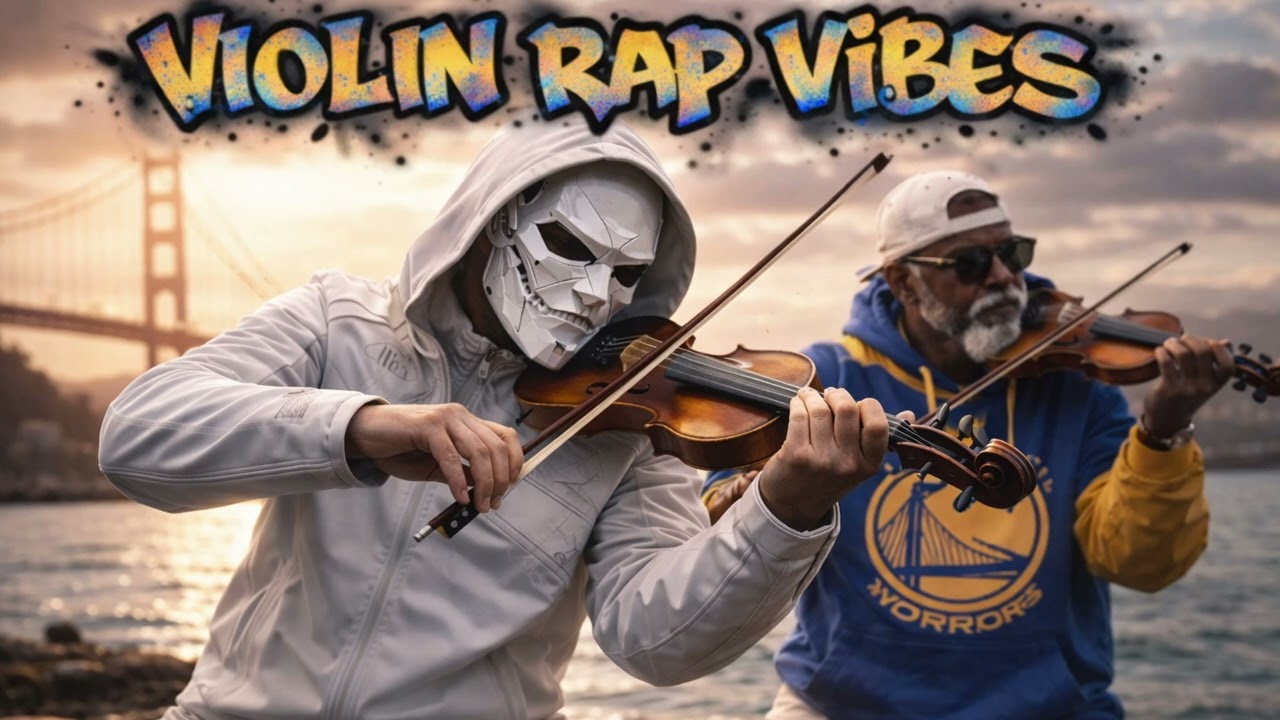 Classical violin & rap vibes connected with US friendship, two worlds, two violins and rap
