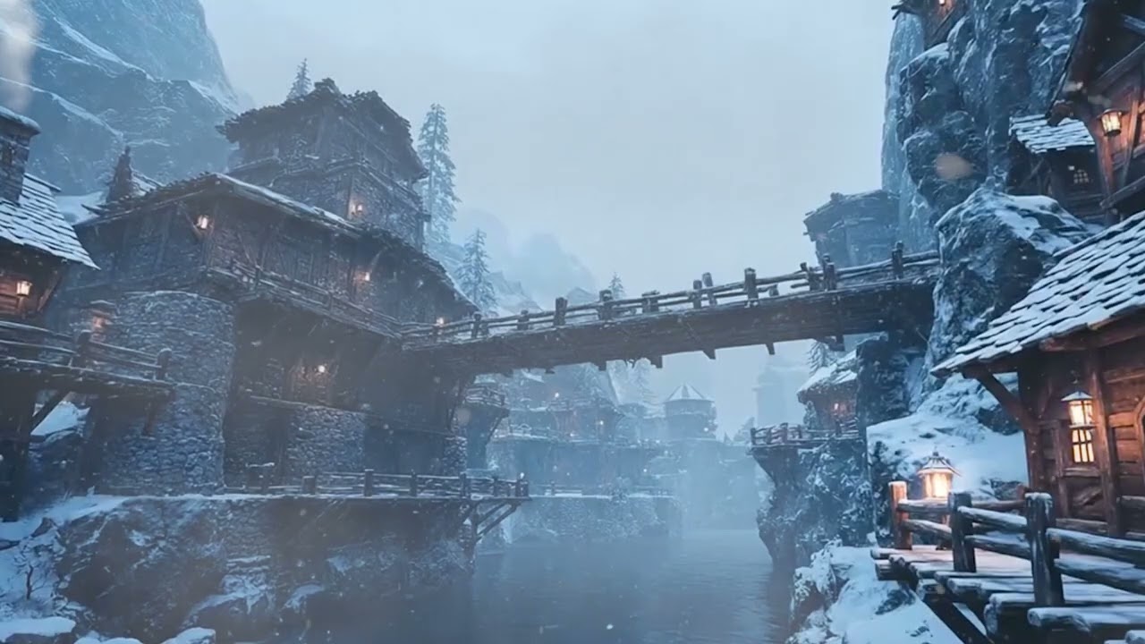 The temple Across the Quiet mountain — Dark Classical Academia & Haunting Piano