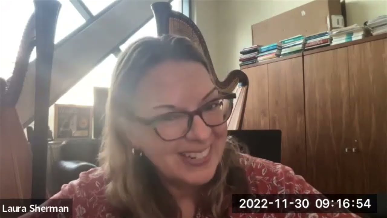 Interview with harpist and composer Caroline Lizotte for the American Harp Society, December 2022