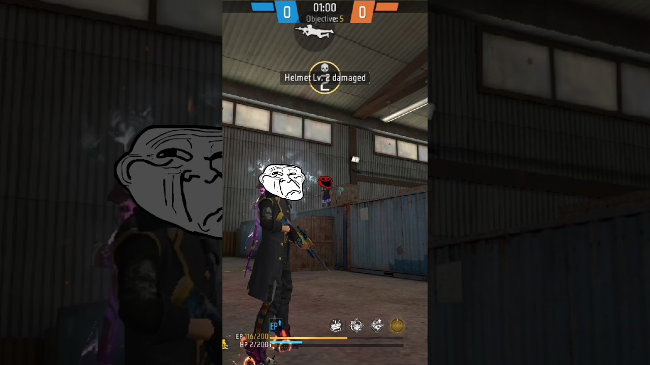CAPCUT VIDEO EDITING FF😱⚡ TROLL FACE 👀 HEADSHOT EDITING⚡#viral&nbsp;#freefire&nbsp;#gaming&nbsp;#capcut