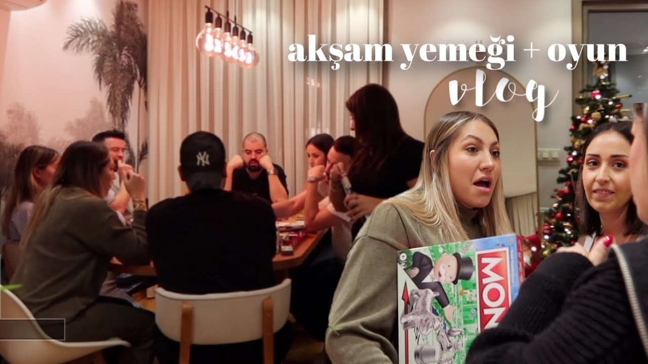 BİZİM GELENEKSEL EV BULUŞMASI🥘 | 8 kişi akşam yemeği, monopoly yarışması, bolca kavga kıyamet