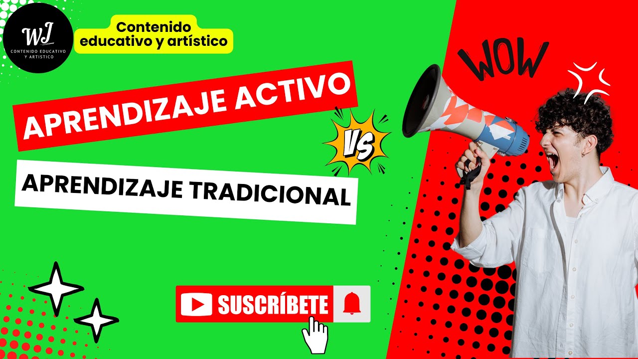 😮 &iexcl;Aprendizaje activo y aprendizaje tradicional! 🤔