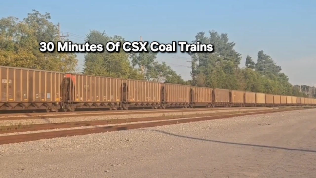 30 Minutes of CSX Coal Trains - Kingsport, TN
