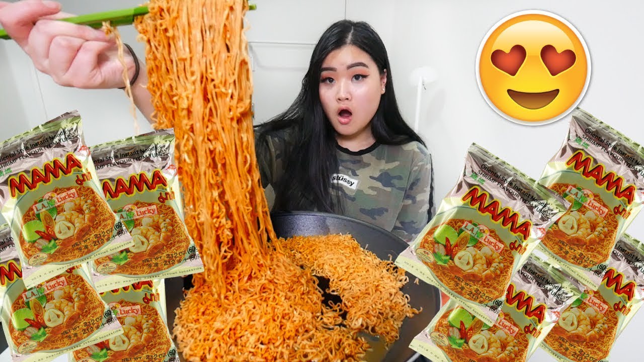 MAMA RAMEN NOODLES | Mukbang | Eating Show