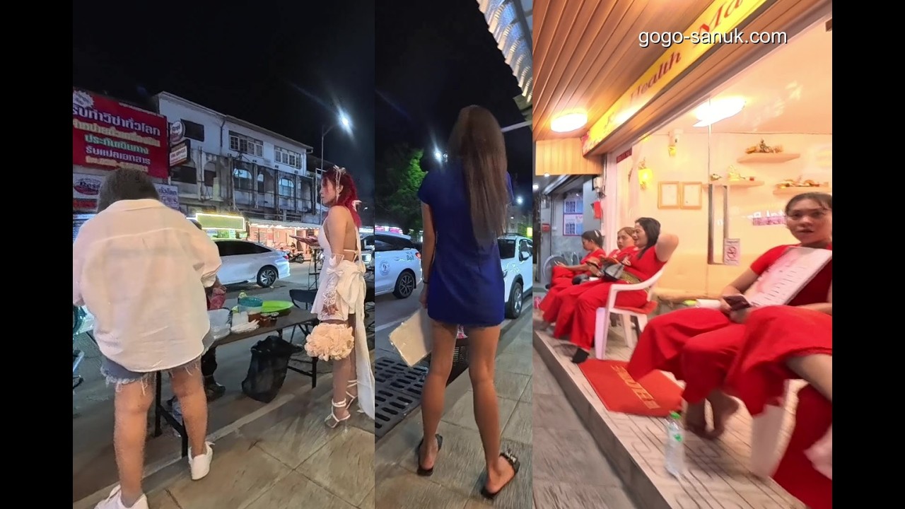 Central Pattaya Road at Night 🇹🇭 | Pattaya Klang Walking Tour