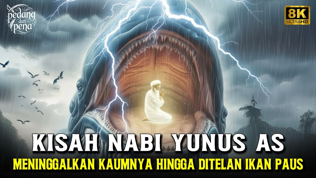 KISAH NABI YUNUS AS !! KETIKA IKAN PAUS RAKSASA MENELAN NABI