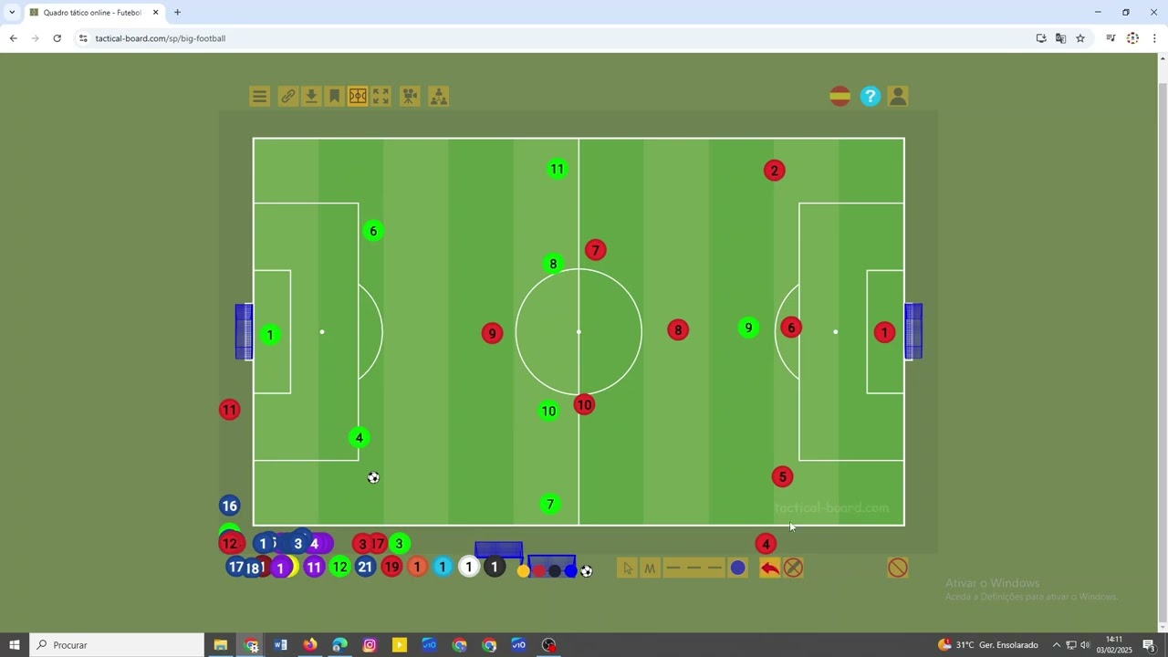 FUT 8    3 1 2 1  PRESSIONANTE