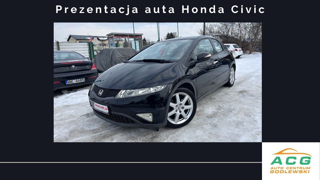 Honda Civic UFO 2008 1.8 benzyna 140 KM | Manual 6 biegów | Tempomat | Navi | Auto komis Warszawa