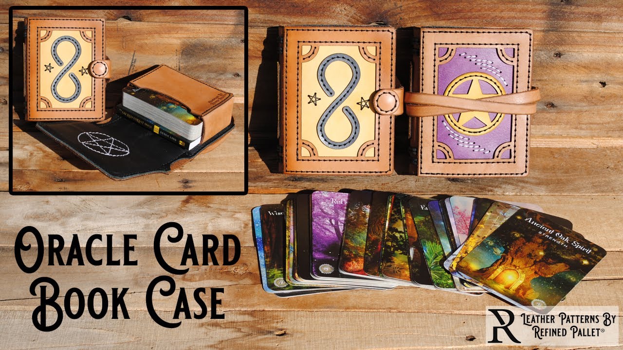 Leather Oracle Card Book Case Pattern Tutorial by Refined Pallet®