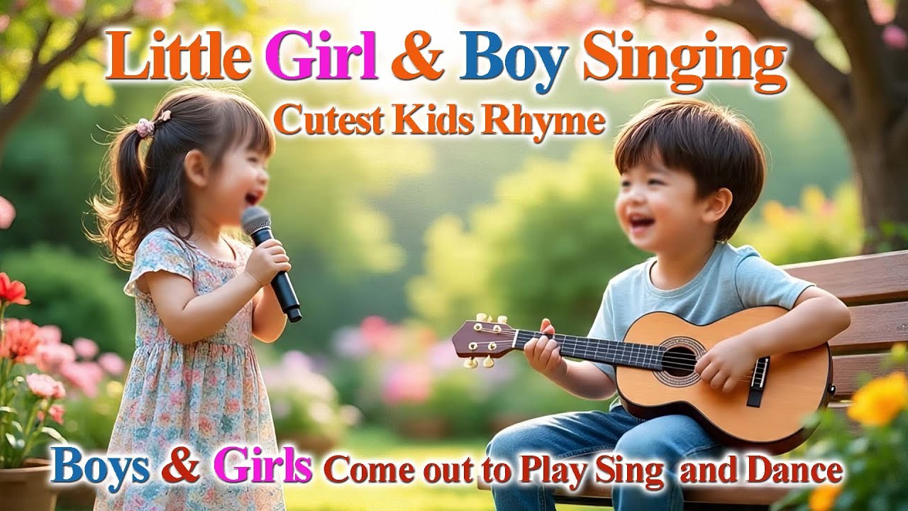 Boys And Girls Come out to Play Sing & Dance | Nursery rhyme for Kids #bzrsmedia #kids #kidssongs