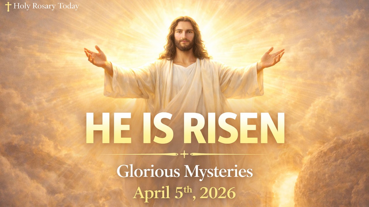 Молитва Розария в пасхальное воскресенье 2026 года 💛 Воскресение Господне 💛 Славные тайны (5 апре...
