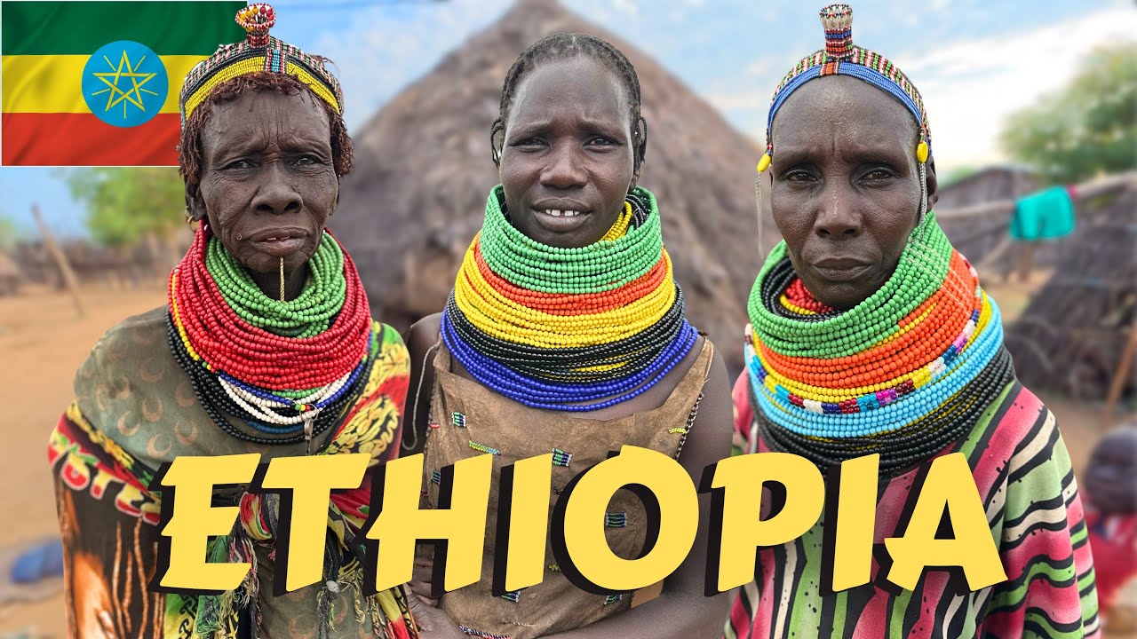 More Necklaces Mean Richer Husband - Nyangatom Tribe, Omo Valley, Ethiopia 🇪🇹