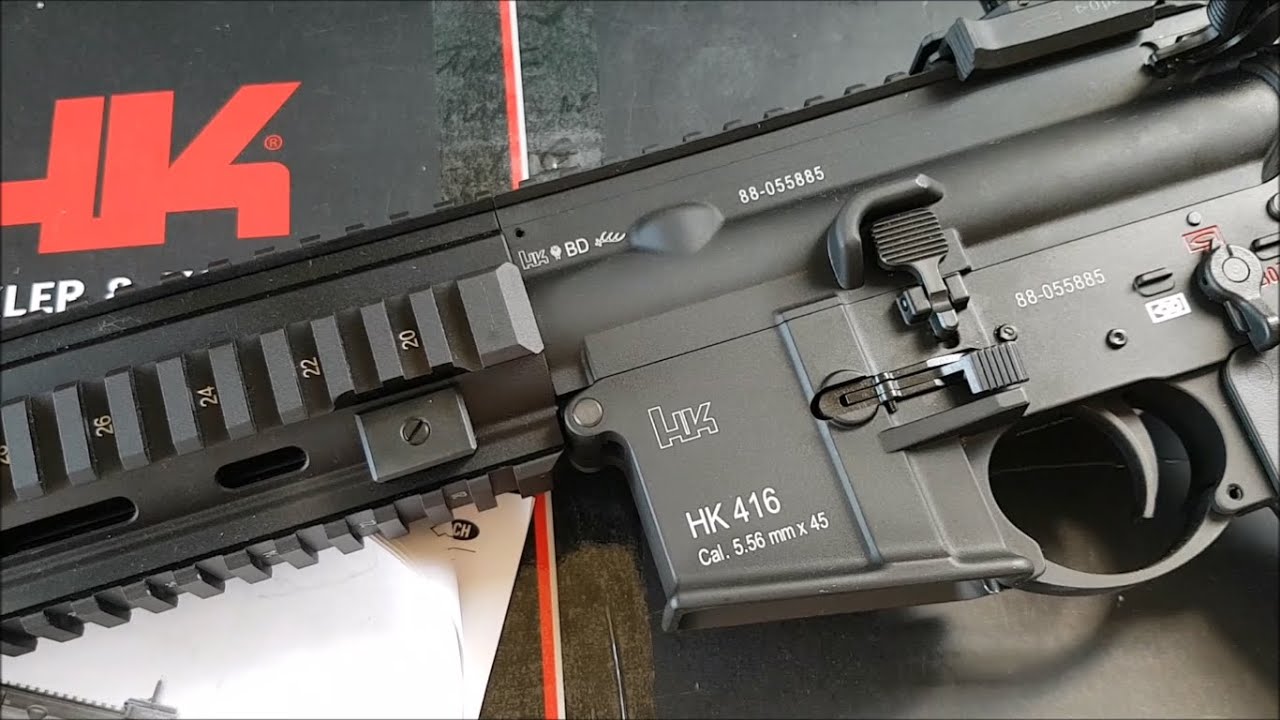 Airsoft - HK416 A5 VFC Umarex VF2 Black GBBR 6mm - E&G Comércio