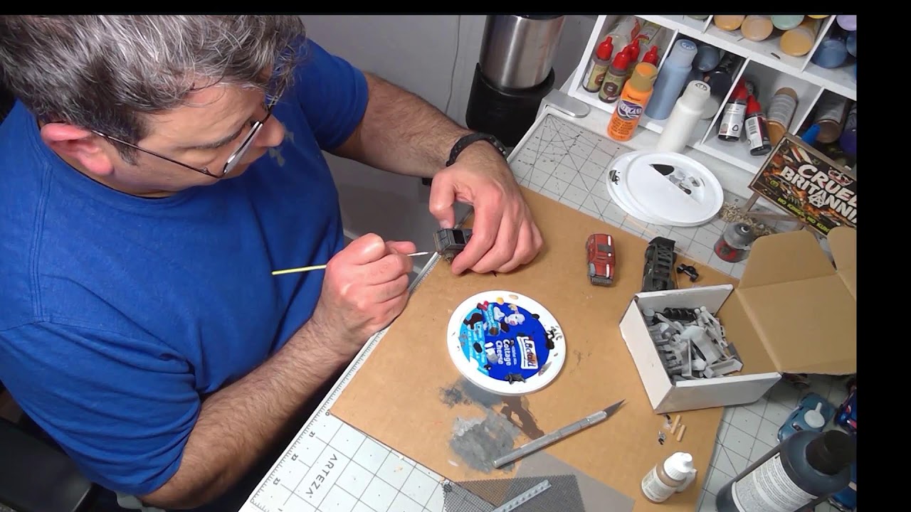 Saturday PM Gaslands Mini-Cooper Build