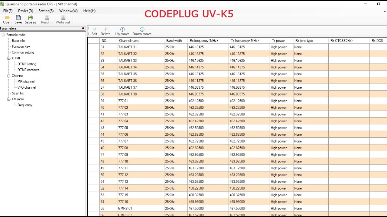 UV-K5 QUANSHENG SCANNER