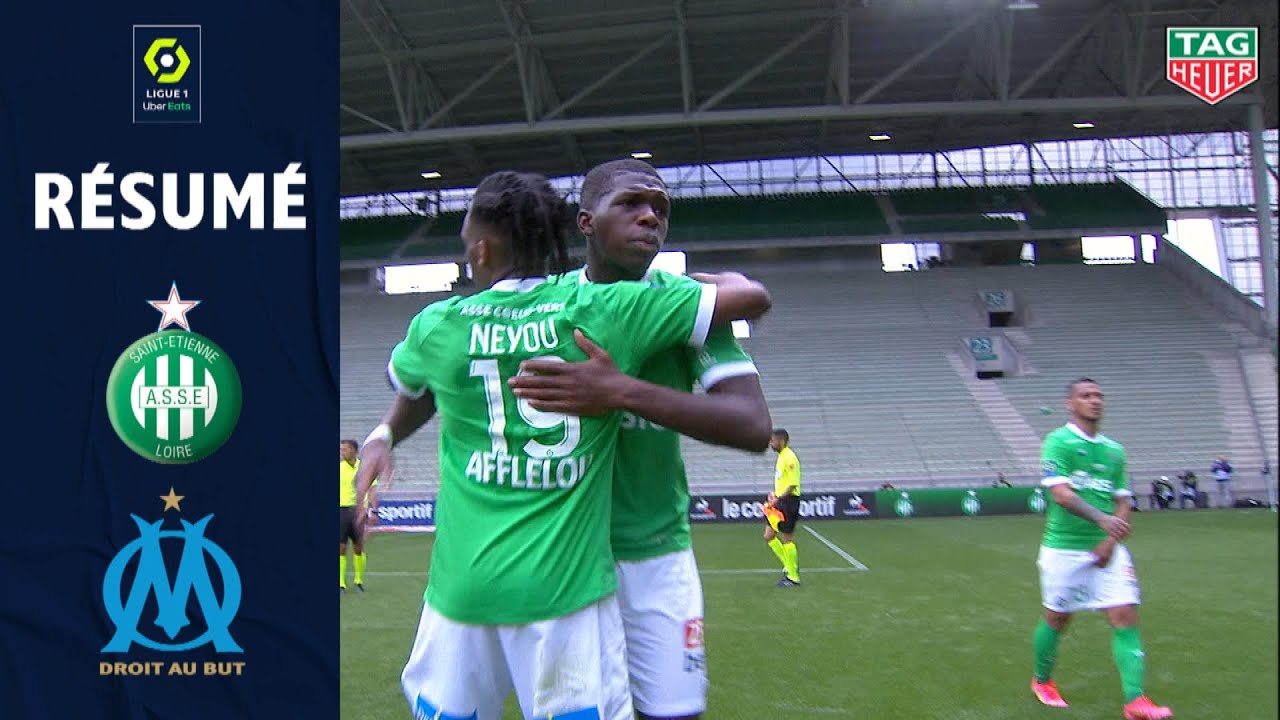 AS SAINT-&Eacute;TIENNE - OLYMPIQUE DE MARSEILLE (1 - 0) - R&eacute;sum&eacute; - (ASSE - OM) / 2020-2021