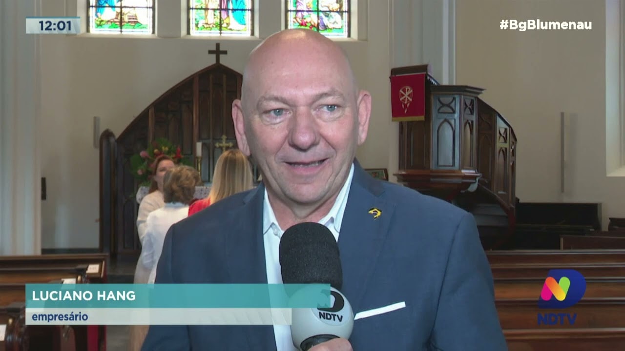Igreja luterana realiza culto em agradecimento às empresas que colaboraram com o restauro