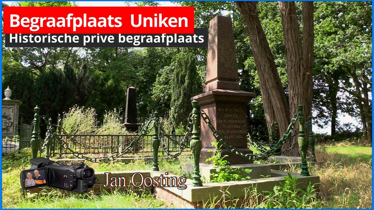 Historische prive begraafplaats Unikenen Stadskanaal.