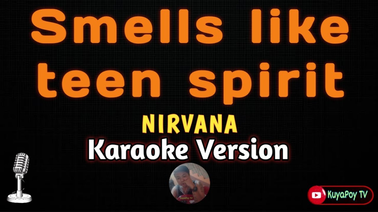 Smells like teen spirit - (key of F) Nirvana (Karaoke Version) 🎶🎵