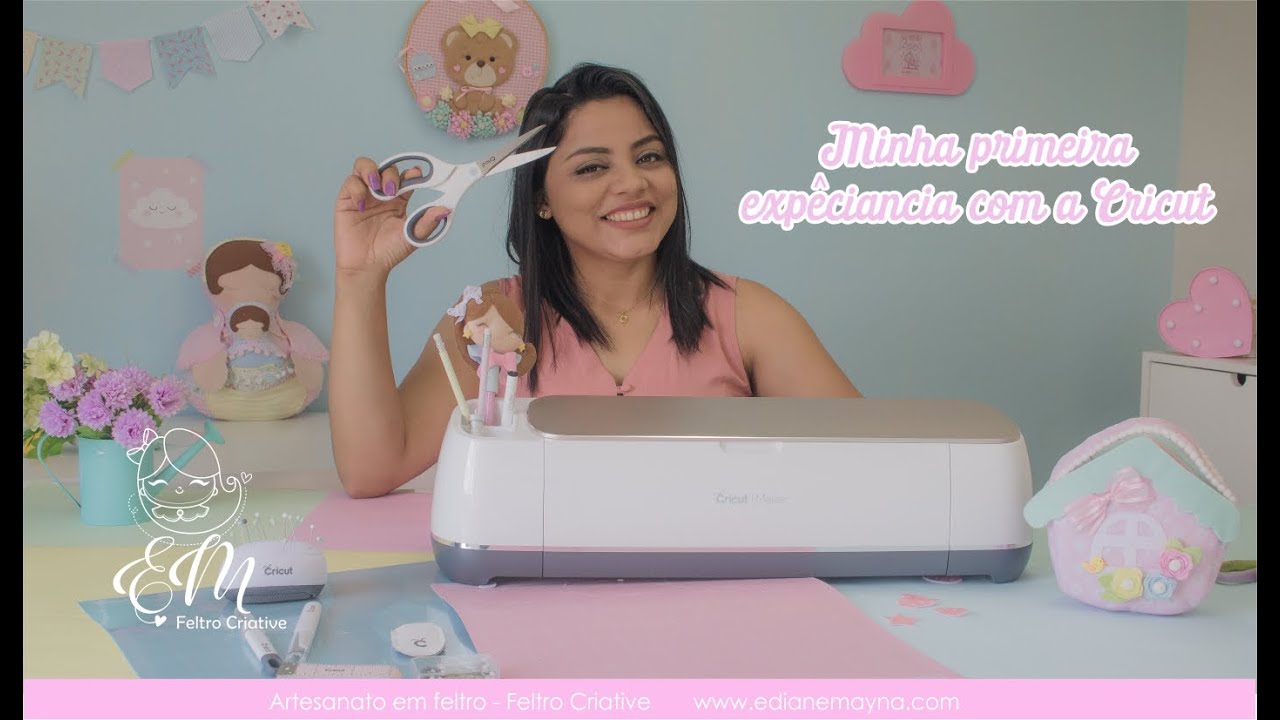 Minha primeira experiência com à Cricut maker da Mimo