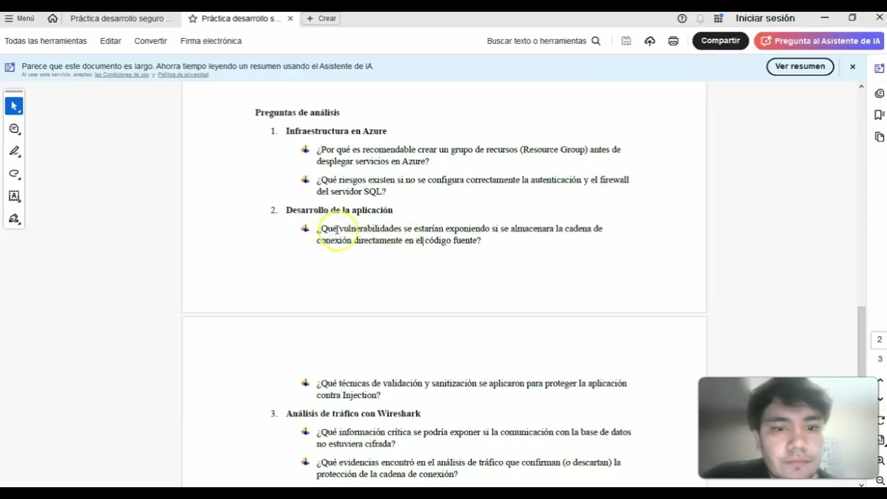 Práctica desarrollo seguro - Integración Nube