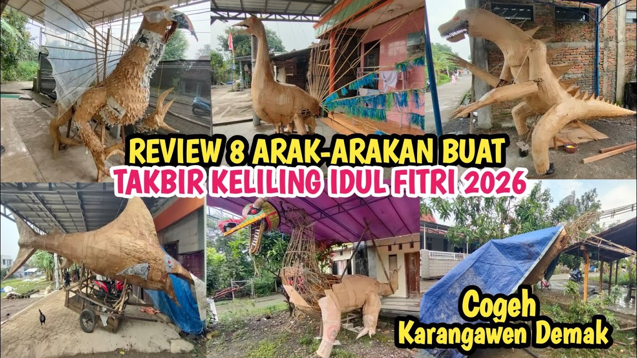 Sudah Terbungkus Semua‼️Spill Arak-arakan Buat Memeriahkan Takbir keliling IDUL FITRI 2026