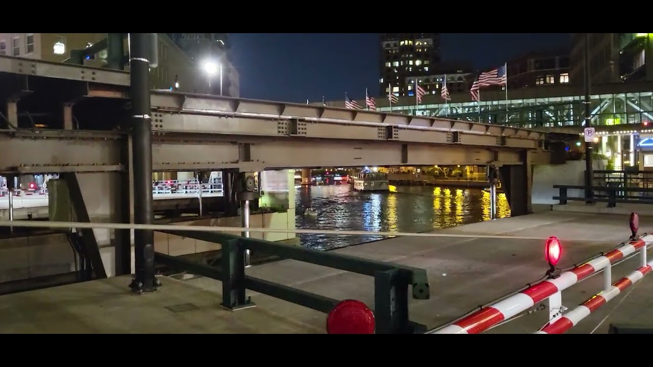 Milwaukee River Bridge Going Down