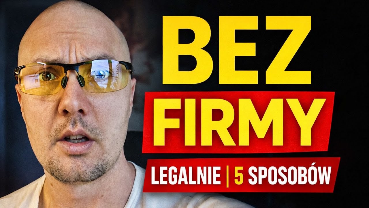 5 sposobów na zarabianie w internecie BEZ zakładania firmy (legalnie)