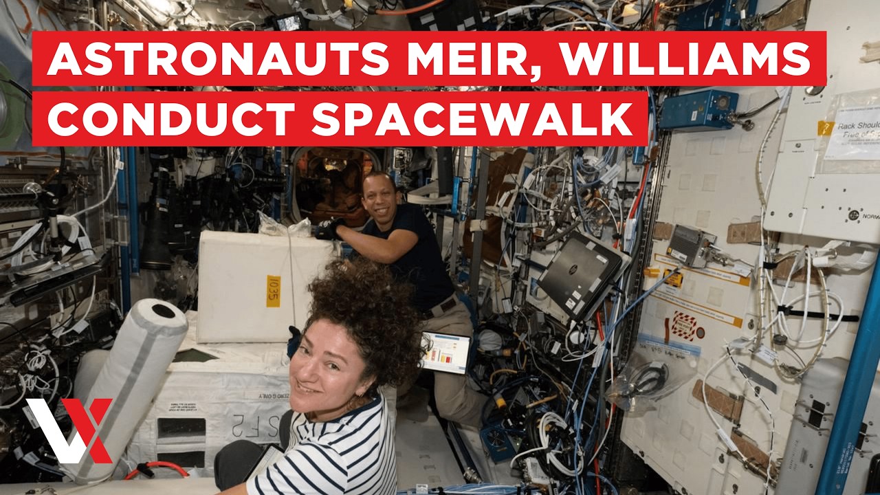 LIVE | NASA Astronauts Complete 6.5-Hour Spacewalk To Upgrade ISS Solar Arrays | VERTEX