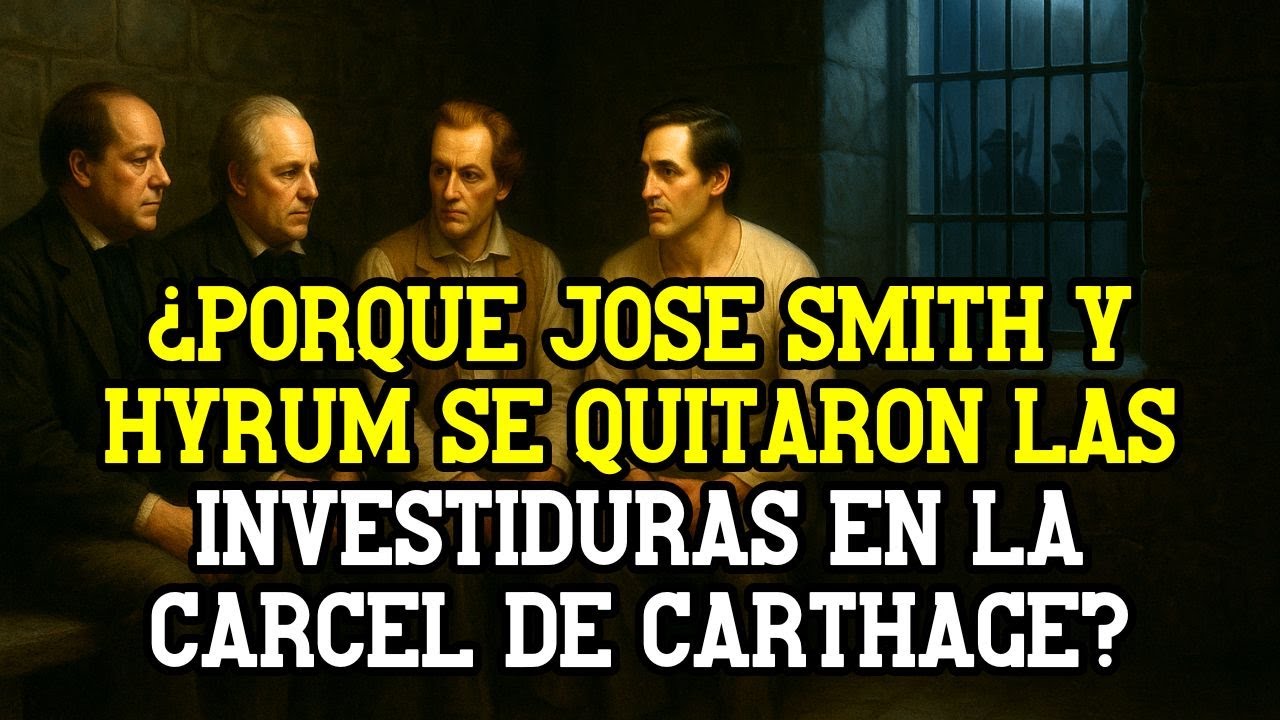 ¿PORQUÉ JOSE SMITH Y HYRUM SE QUITARON LAS INVESTIDURAS EN LA CARCEL DE CARTHAGE? | HISTORIA|IGLESIA
