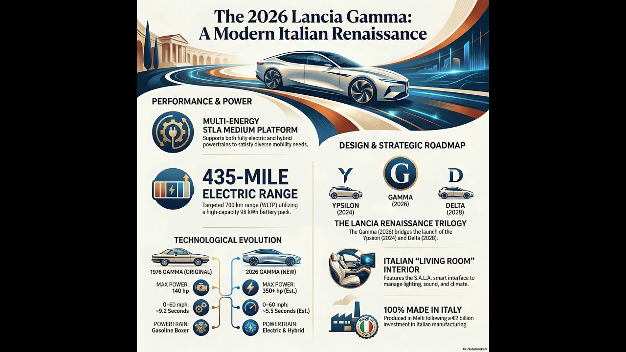 Lancia Gamma 2026: The Italian Renaissance of the Flagship Fastback