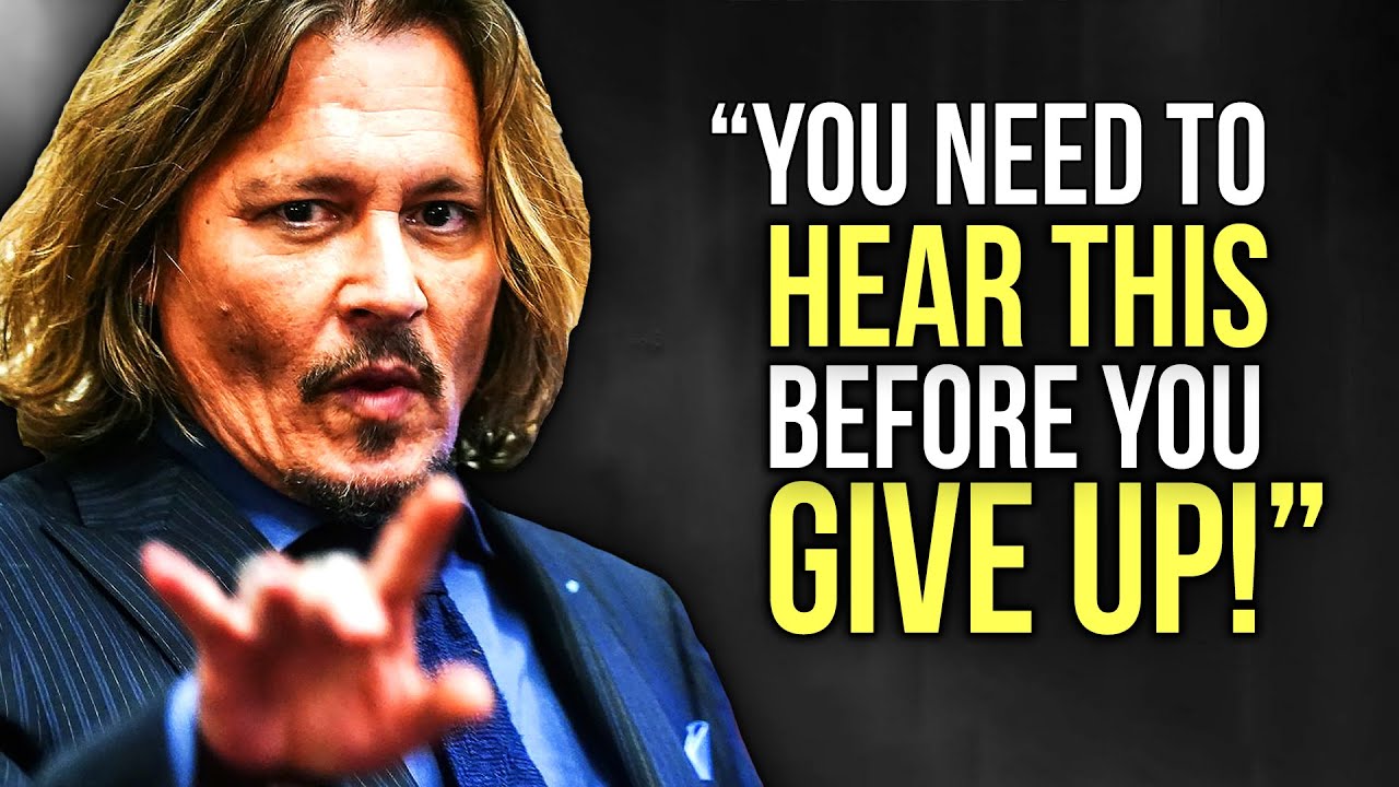 Johnny Depp Leaves The Audience SPEECHLESS | One Of The Best Motivational Speeches Ever