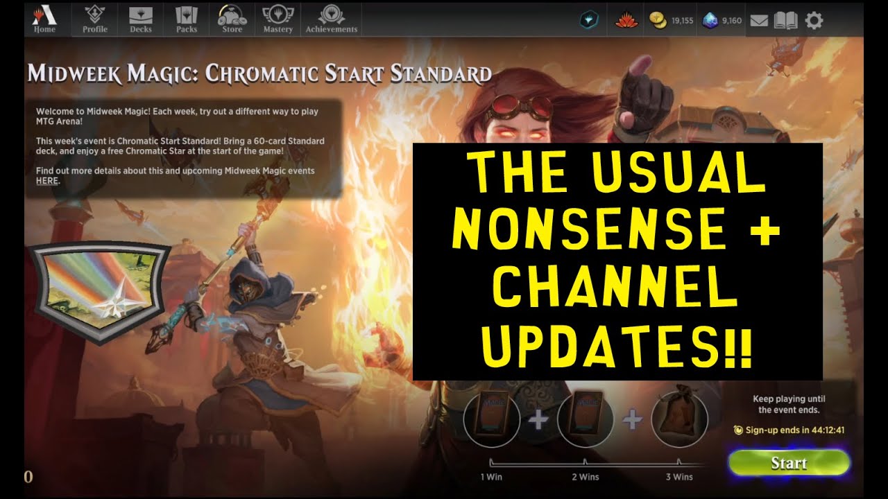 Mid Week Magic Chromatic Start | MTG Arena | Standard MWM Bo1