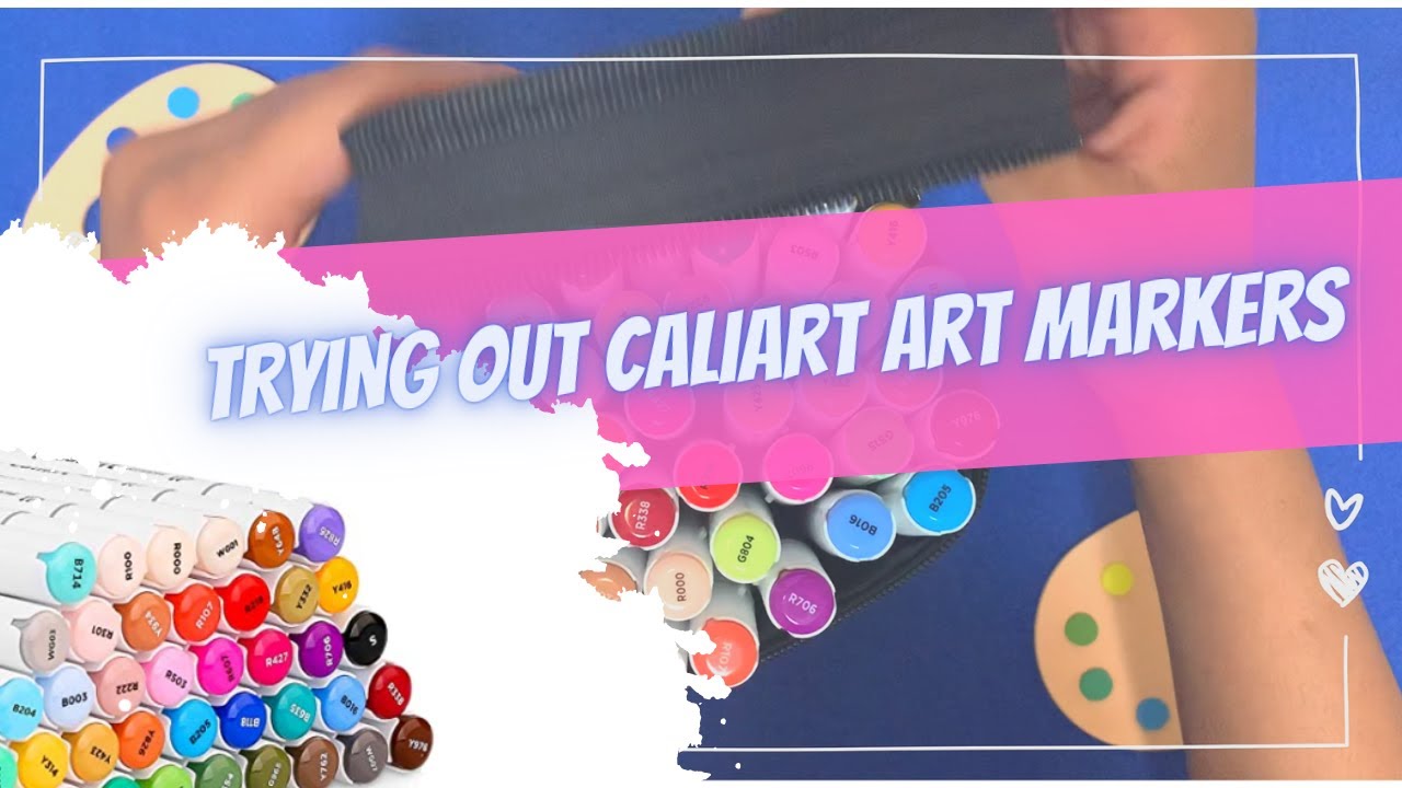✨🎨Trying Out Caliart Art Markers | Unbox + Swatch 🎨✨