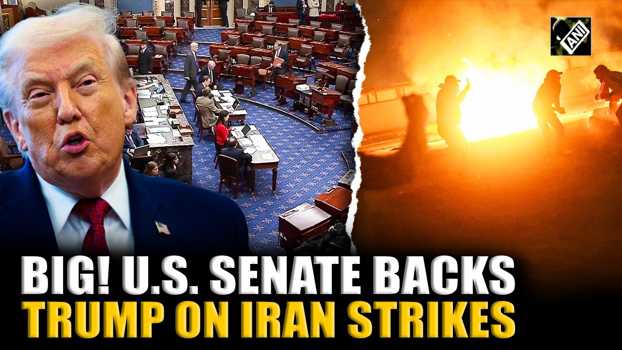 U.S. Senate backs President Donald Trump on Iran strikes, blocks bid to limit his war powers