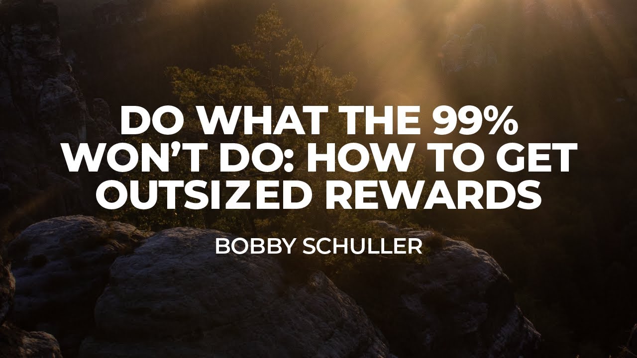 LIVE: Do What the 99% Won't Do: How to Get Outsized Rewards (January 21, 2024)